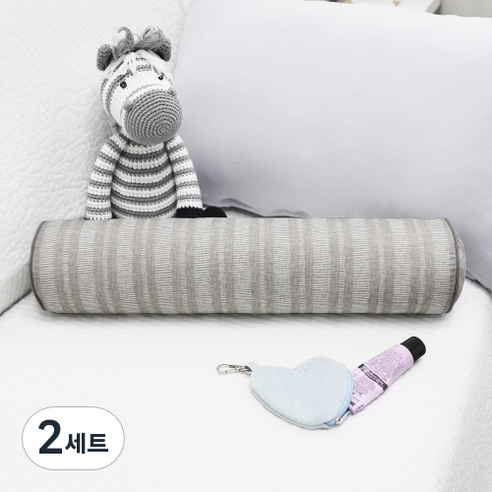 베드앤데코 에브리데이 경추 목베개 + 솜 세트, 댄디베이지, 2세트