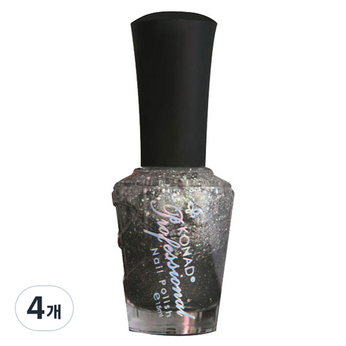코나드 프로페셔널 레귤러 네일 폴리쉬 15ml, 다이아몬드 그레이펄, 4개
