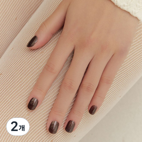 르멘트 컬러 네일, 27 문더스트 브라운, 14ml, 2개