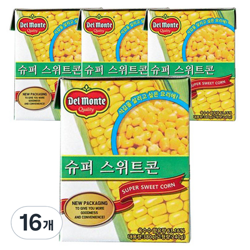 델몬트 슈퍼 스위트콘, 380g, 16개