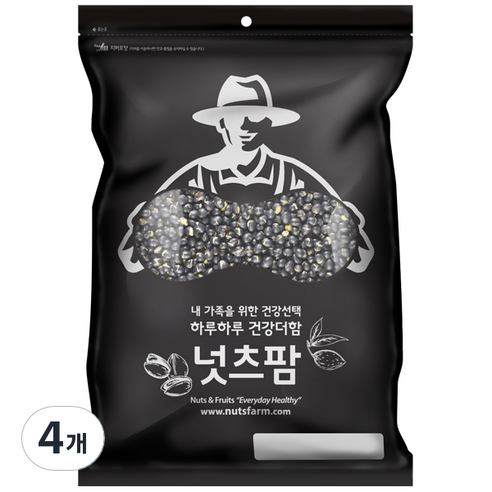 넛츠팜 볶음 서리태, 4개