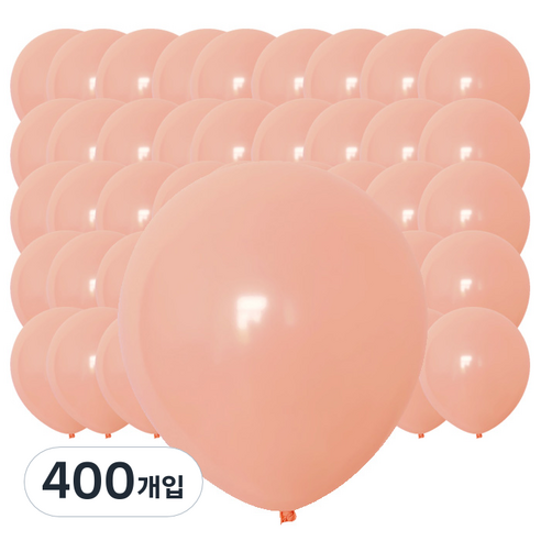 윰스 마카롱컬러 이벤트풍선, 오렌지, 400개입