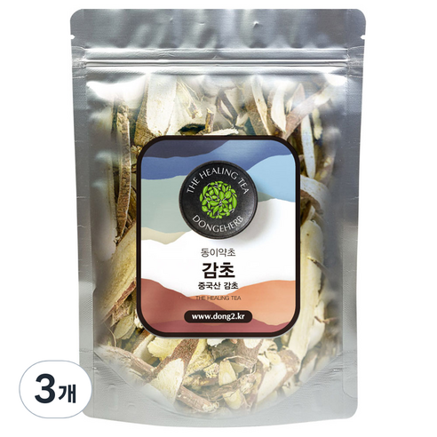 동이약초 감초, 250g, 3개