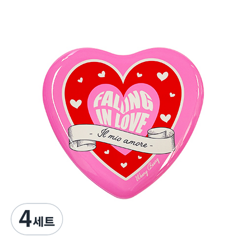 위니비니 핑크 하트 틴 간식 3종 세트, 106g, 4세트