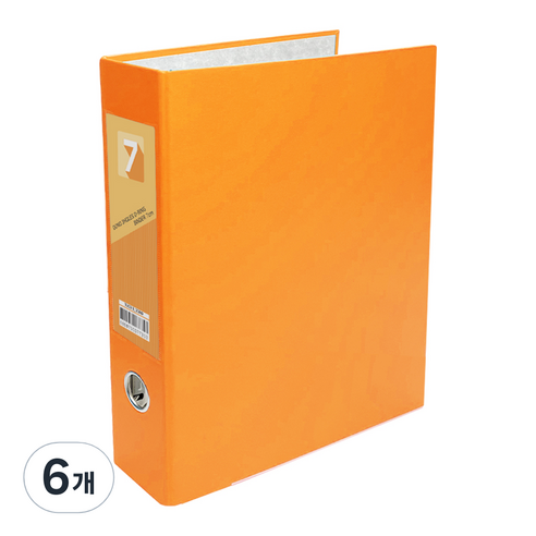 투코비 도노 D링 바인더 3공 A4 7cm, 주황, 6개