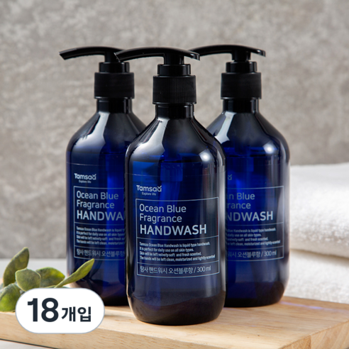 탐사 핸드워시 오션블루향, 300ml, 18개입