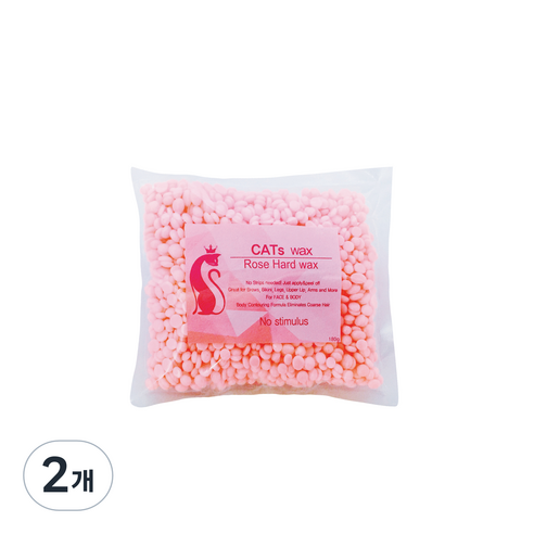 캣츠왁스 로즈 하드왁스 모든부위용, 180g, 2개