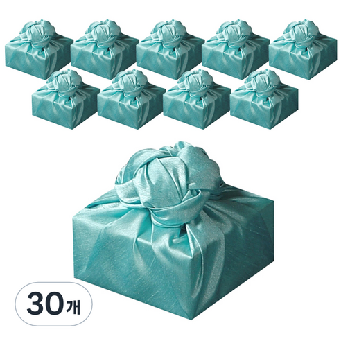 통샵 실크 홑 보자기 55 x 55 cm, 파스텔 블루(638), 30개