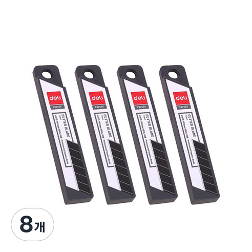델리 엑스퍼트 커터날 블랙 10p, 8개