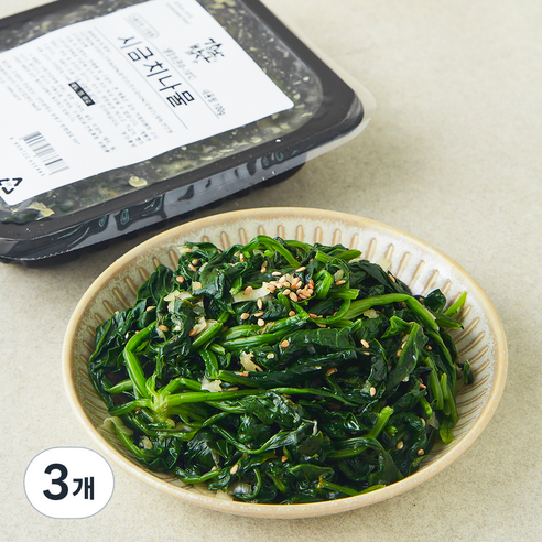 강남밥상 시금치나물, 100g, 3개