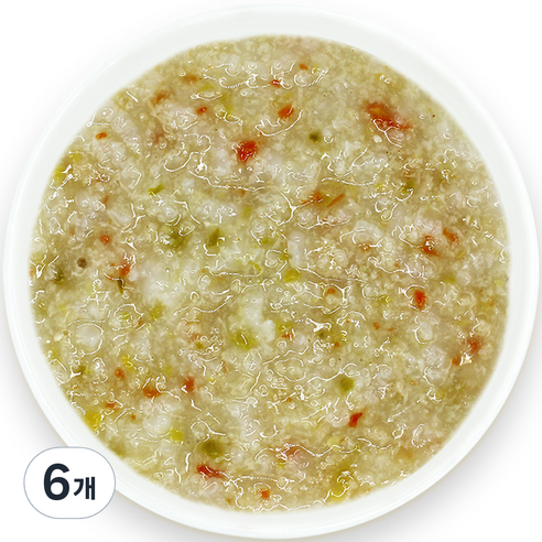 짱죽 실온이유식 중기, 160g, 6개, 혼합맛