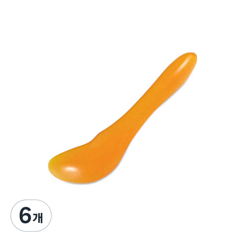 라이프포인트 괄사 지압 마사지기, 6개, 오렌지(막대)