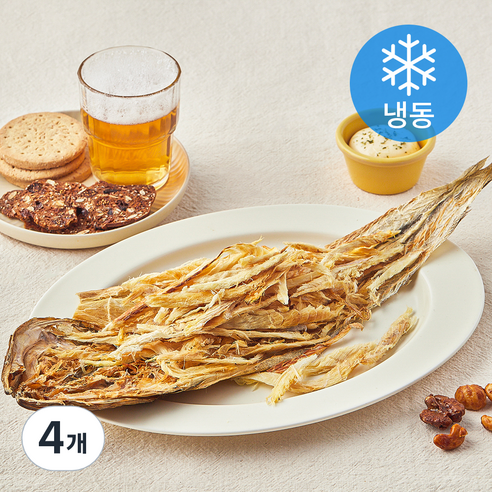 주안상점 손질먹태 (냉동), 4개, 90g