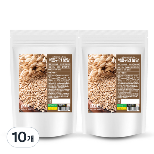 건강스토리 볶음귀리 가루, 300g, 10개