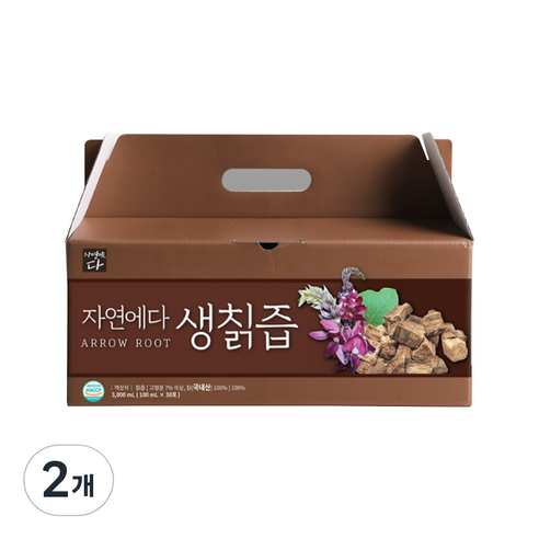 자연에다 생칡즙 30p, 2개, 3000ml