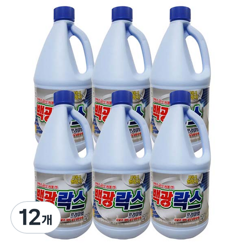트레펑 백광 락스, 2L, 12개