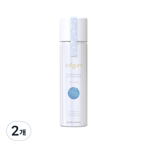 솔금 온천수 두피케어 폼, 100ml, 2개
