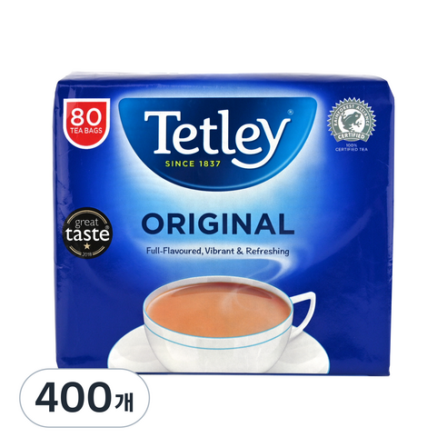 테틀리 오리지널 블랙티, 3.125g, 80개입, 5개