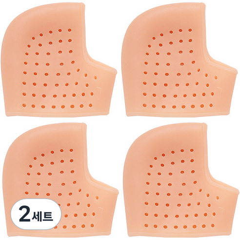 씨티컴퍼니 발뒷꿈치 보습 보호 패드 스킨 L 2켤레, 2세트