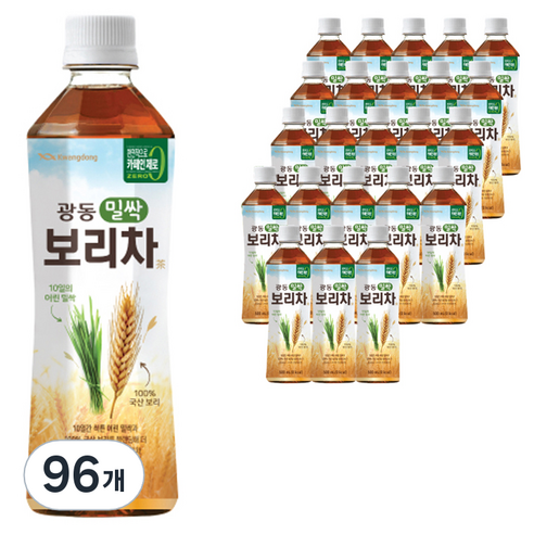 광동 밀싹 보리차 음료, 500ml, 96개