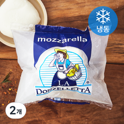 LADONZELETTA 모짜렐라 치즈 (냉동), 125g, 2개