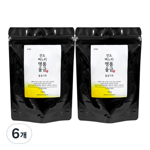 푸르농 진도며느리 명품 울금가루, 100g, 6개