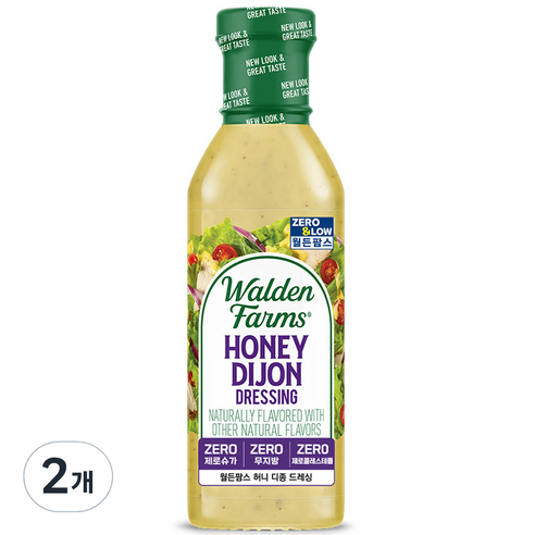 월든팜스 허니 디종 드레싱, 2개, 355ml 월든팜스 허니 디종 드레싱, 2개, 355ml