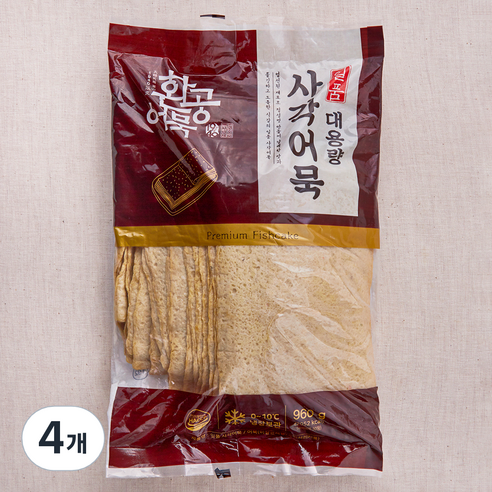 환공어묵 일품 대용량 사각어묵 30개입, 960g, 4개