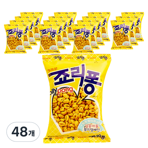 크라운 죠리퐁 스낵, 74g, 3개