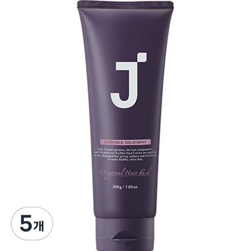 제이숲 헤어팩 트리트먼트, 200g, 5개