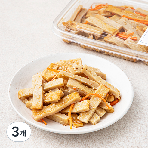 식탁위의사계 녹선 간장 어묵볶음, 120g, 3개
