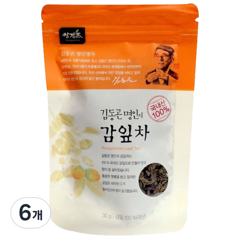 쌍계명차 김동곤명인의 꽃차, 30g, 1개입, 6개