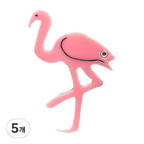 라테스트 플라밍고 슬라이드 미러, 혼합색상, 5개