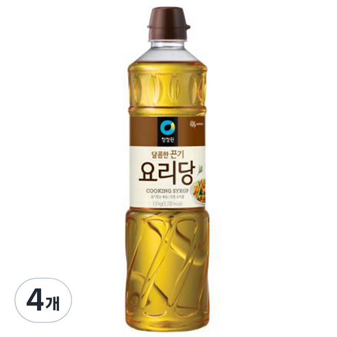 청정원 달콤한 끈기 요리당, 1.2kg, 4개