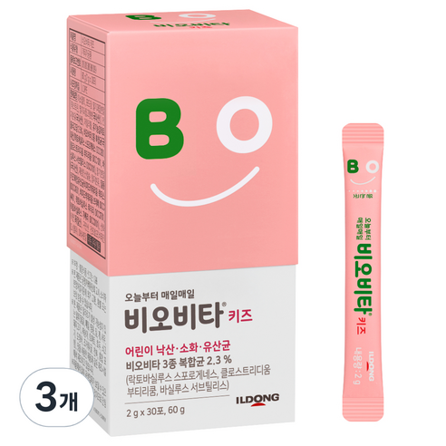 일동제약 비오비타 키즈, 60g, 3개
