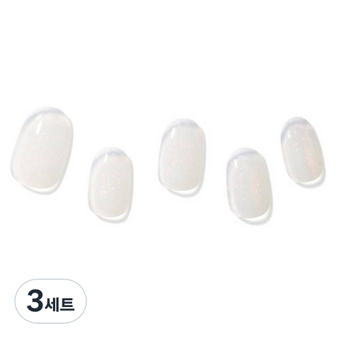 데싱디바 글로우 네일스티커 세트, 듀이, 3개