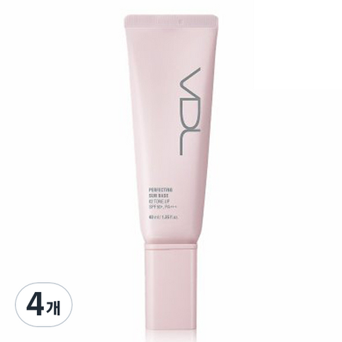 브이디엘 퍼펙팅 선 베이스 40ml, 02 톤업, 4개