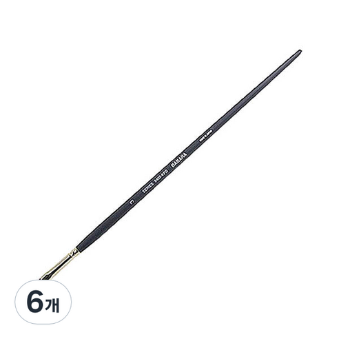 바바라 아크릴붓 9400KFG, 3호, 6개