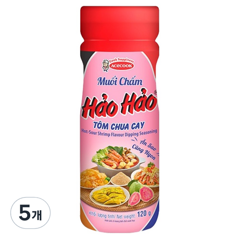 하오하오 디핑 시즈닝 무이 참 베트남 새우소금