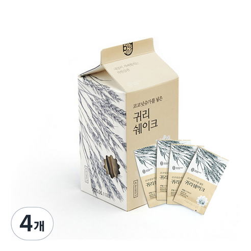 착한습관 코코넛슈가를 넣은 귀리 쉐이크 4개입, 160g, 4개