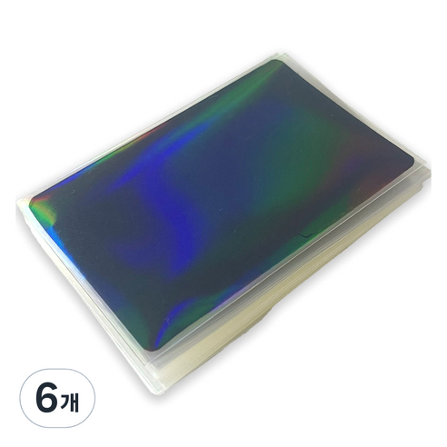 리코즈 홀로그램 포토카드 슬리브 50p, 03 홀로그램, 6개