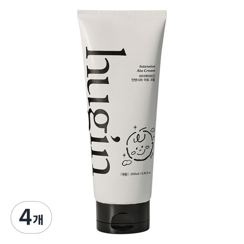 마더케이 허긴 인텐시브 아토 유아 크림 무향, 200ml, 4개