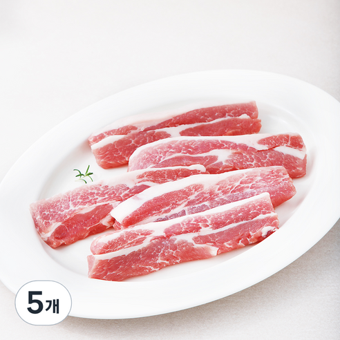 미트엔조이 멕시코산 등심덧살 구이용 (냉장), 300g, 5개