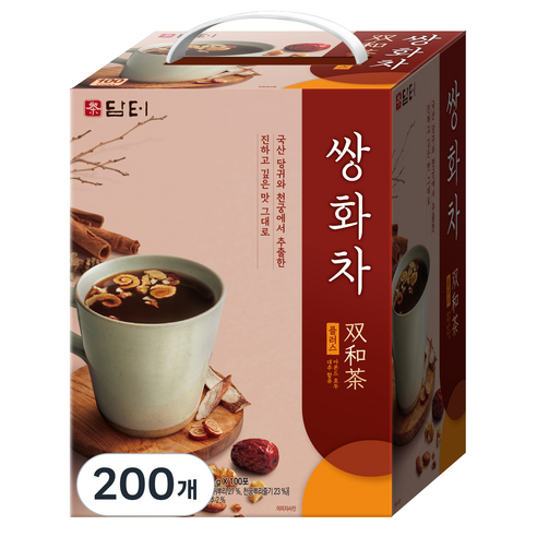 담터 쌍화차 플러스, 15.5g, 100개입, 2개