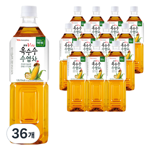 광동옥수수수염차, 1.25L, 36개