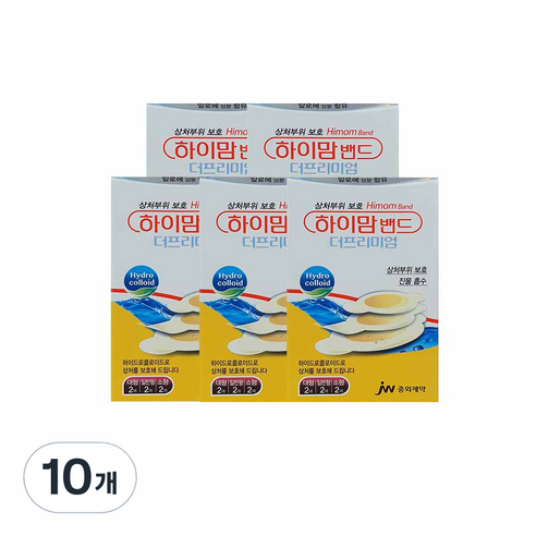 중외제약 하이맘밴드 더프리미엄 혼합형, 10개, 6개입