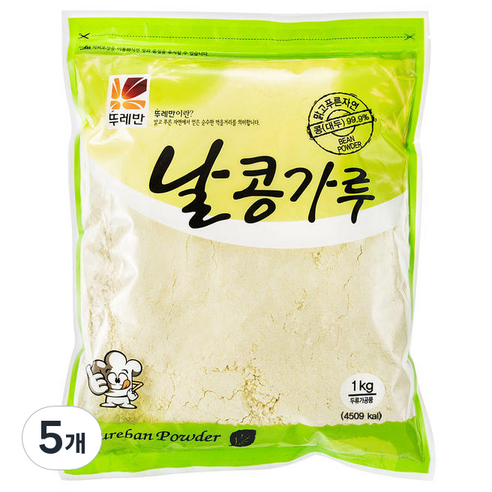 뚜레반 날콩가루, 1kg, 5개