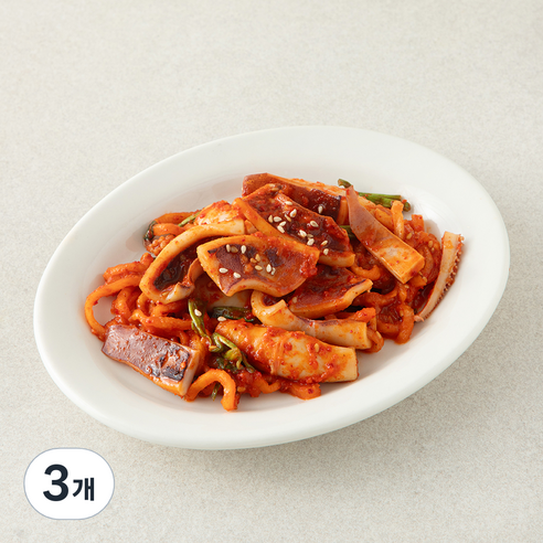 비움반찬 오징어 초무침, 160g, 3개