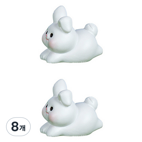 라벤티아 동물 장식품 토끼 타입7, 8개