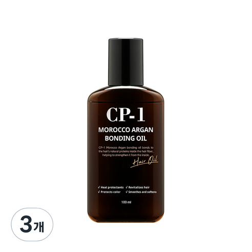 CPCP 아르간 본딩 헤어오일 세트, 3병, 100ml